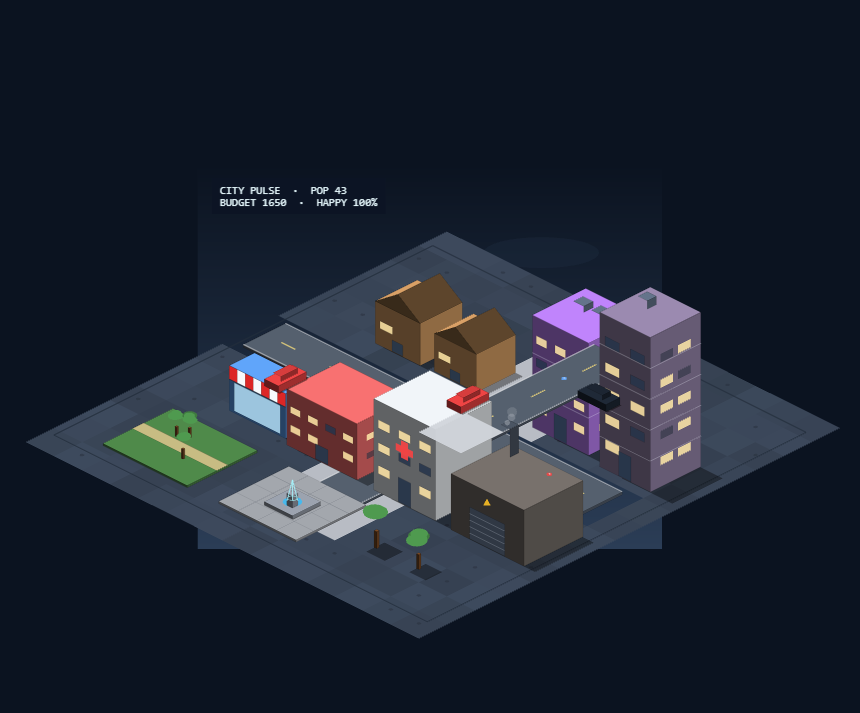 AgentGymnasium tiny city simulation preview